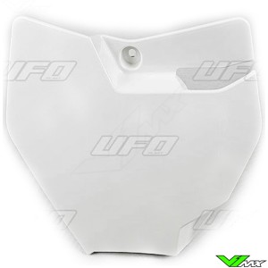 UFO Voornummerplaat Wit - KTM 65SX