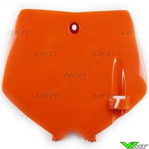 UFO Front Number Plate Orange - KTM 65SX