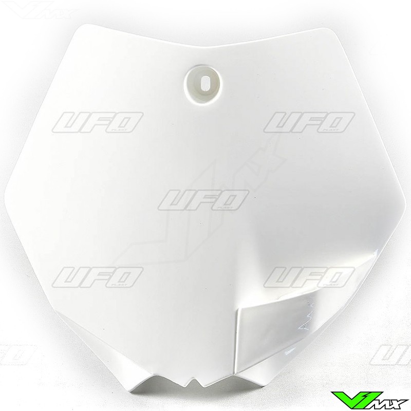 UFO Voornummerplaat Wit - KTM 65SX