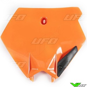 UFO Front Number Plate Orange - KTM 125SX 250SX 250SX-F 450SX-F