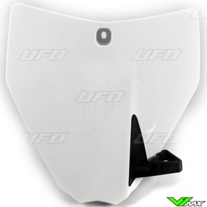 UFO Front Number Plate White - Husqvarna TC85