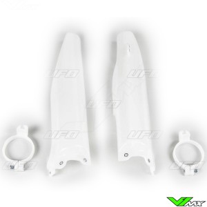 Kawasaki Fork Guards KX 125 250 500 Protectors Lower Plastic Cover Guides  96-03