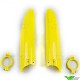 UFO Lower Fork Guards Yellow - Suzuki RM125 RM250 RMZ450
