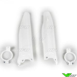 UFO Lower Fork Guards Transparent - Suzuki RMZ250