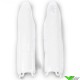 UFO Lower Fork Guards White - Yamaha YZ125 YZ250 YZF250 YZF450