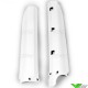 UFO Lower Fork Guards White - Yamaha YZ85