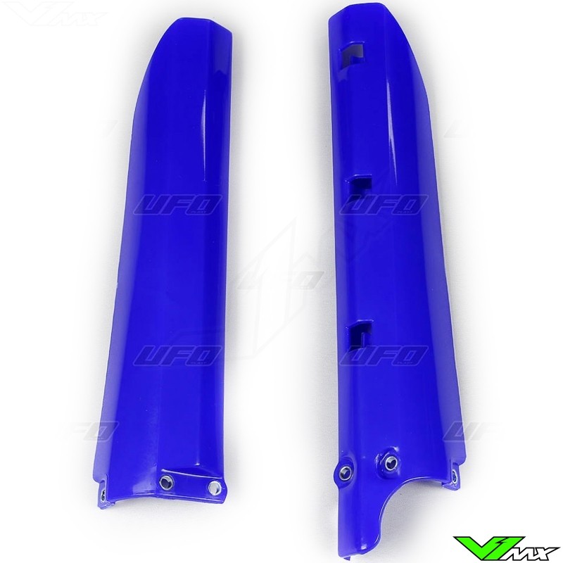 UFO Lower Fork Guards Blue - Yamaha YZ85