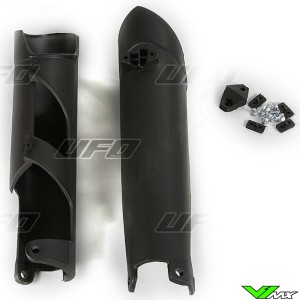 UFO Lower Fork Guards Black - KTM