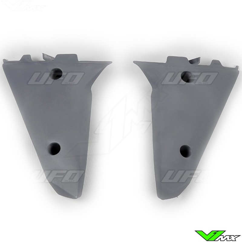 UFO Lower Radiator Shrouds Grey - Husqvarna TC250 TC510 TE250 TE510 TE610