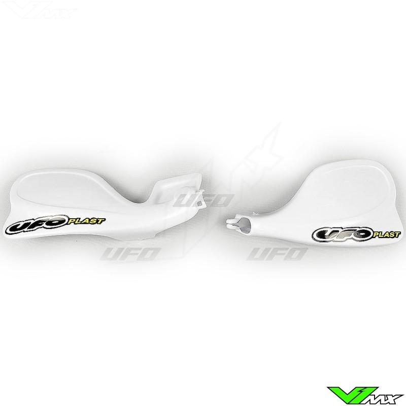 UFO Handguards White - Yamaha WR250F WR426F YZ125 YZ250 YZF250 YZF426 YZF450