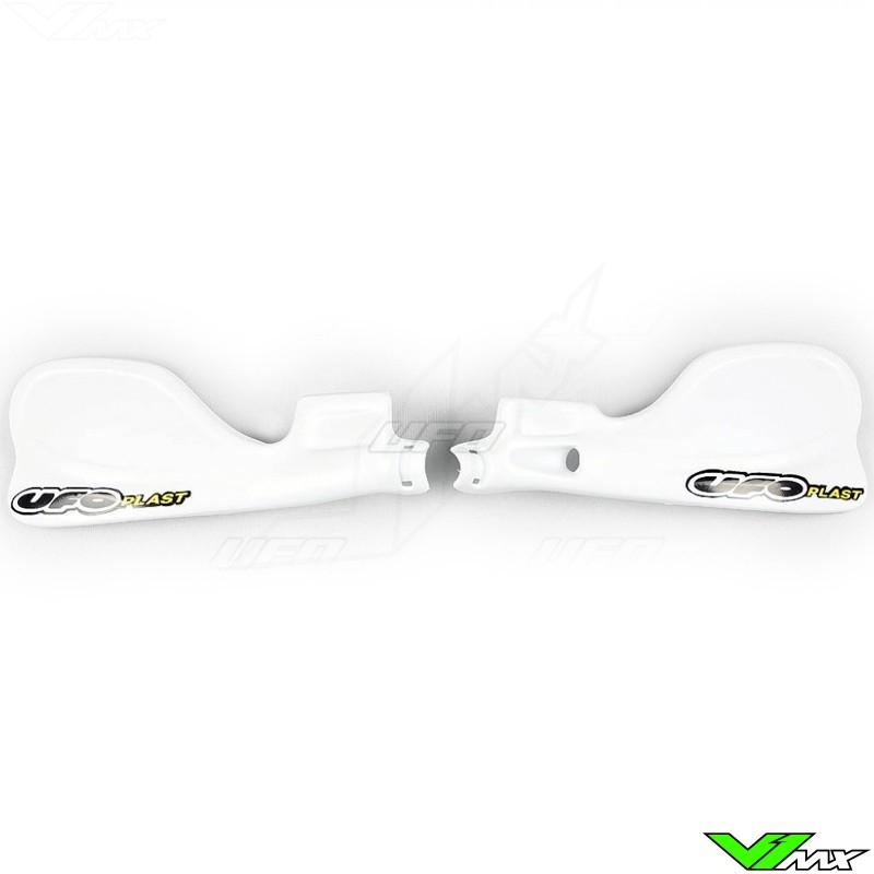 UFO Handguards White - KTM 125SX 200SX 250SX 380SX 520SX 525SX 125EXC 200EXC 250EXC 300EXC 380EXC 400EXC 520EXC 525EXC