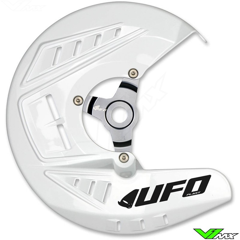 UFO Brake Disc Protector White - Yamaha YZF250 YZF450