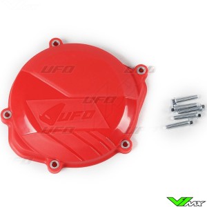 UFO Clutch Cover Protector Red - Honda CRF450R CRF450RX