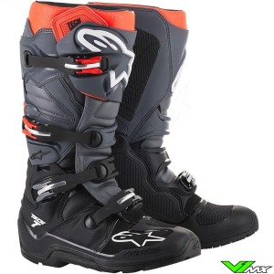 Alpinestars Tech 7 Enduro 2019 Laarzen - Zwart / Grijs / Fluo Rood