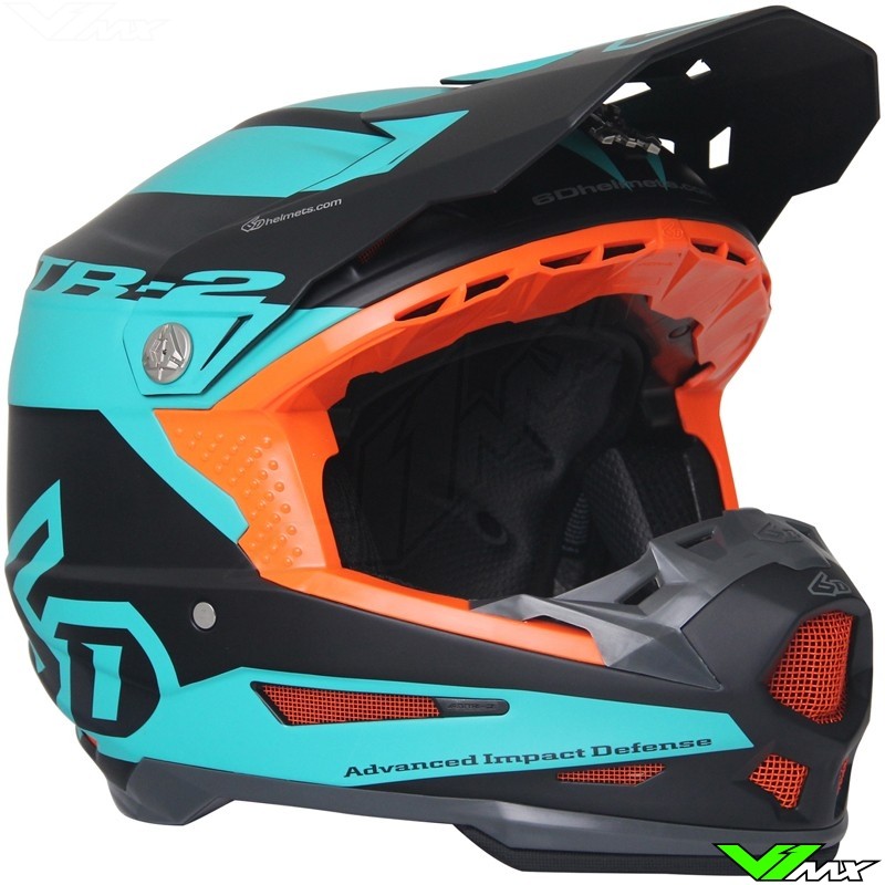 teal mx helmet