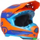 6D ATR-2 Motocross Helmet Sector Orange Blue (L, 58-59cm)