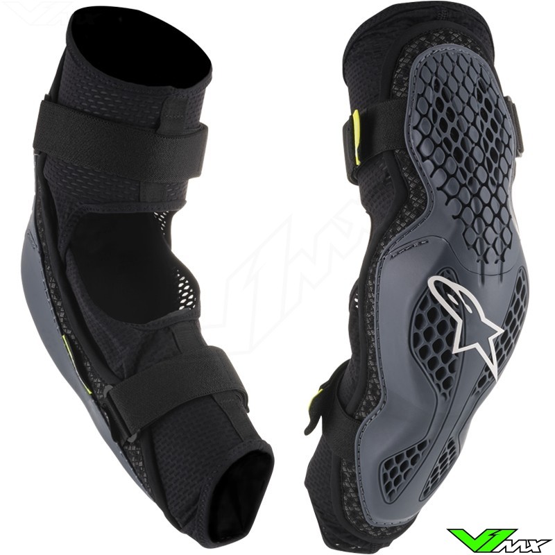 Alpinestars Sequence 2019 Elbow Guards - Anthracite / Fluo Yellow