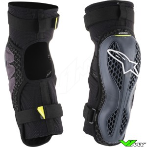 Alpinestars Sequence 2019 Knee Guards - Anthracite / Fluo Yellow