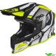 Just1 J12 Motocross Helmet - Vector / White / Fluo Yellow / Carbon