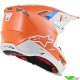 Alpinestars Supertech S-M8 Motocross Helmet - Contact / Orange / Grey