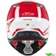 Alpinestars Supertech S-M8 Motocross Helmet - Triple / Red / White