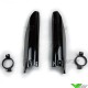 UFO Lower Fork Guards Black - Suzuki RM125 RM250 RMZ450