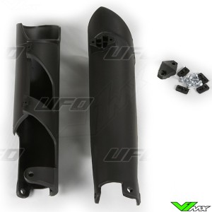 UFO Lower Fork Guards Black - Husqvarna