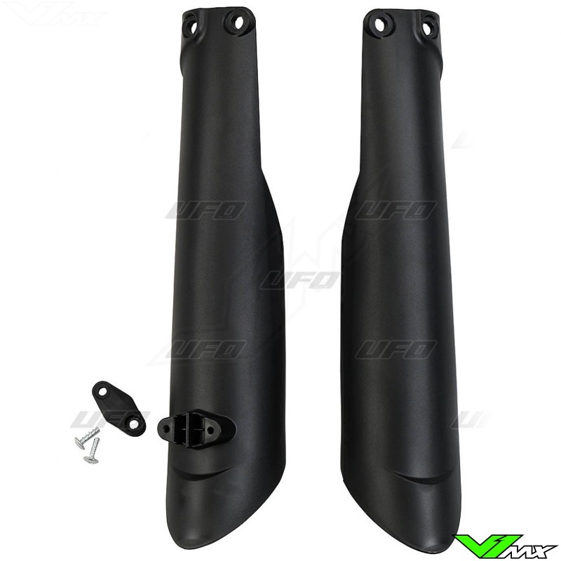 UFO Lower Fork Guards Black - Husqvarna