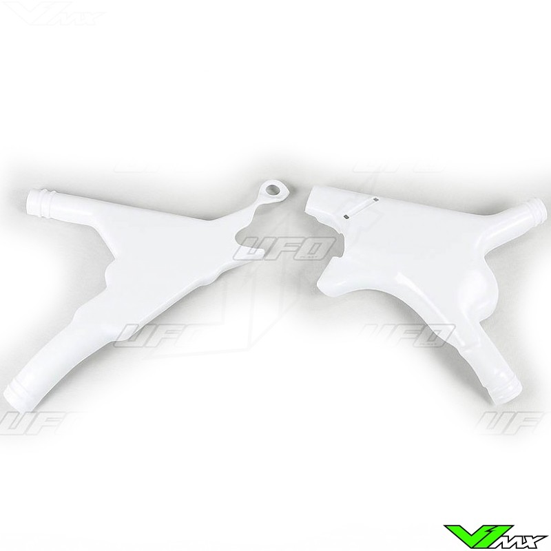 UFO Frame Guards White - Honda CR125 CR250