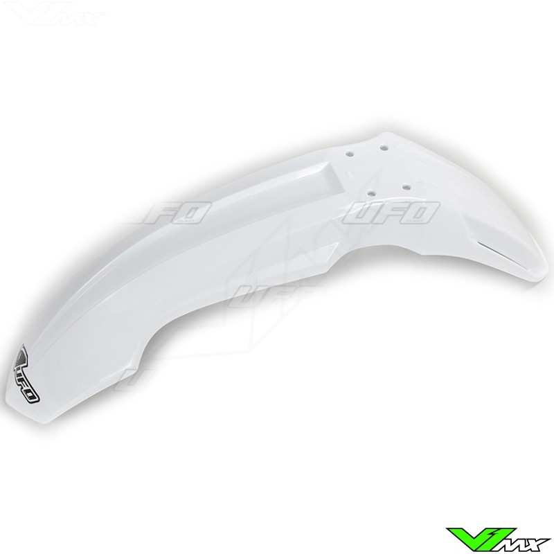 UFO Restyle Front Fender White - Suzuki RM85