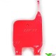 UFO Front Number Plate Red CR 92-97 - Honda CR125 CR250 CR500