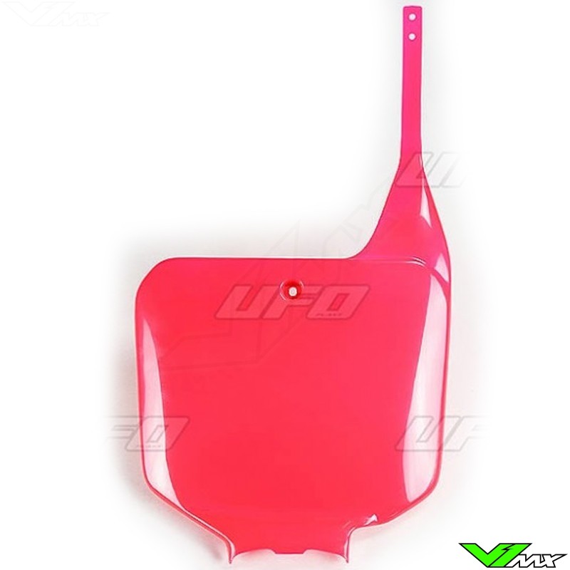 UFO Front Number Plate Red CR 92-97 - Honda CR125 CR250 CR500