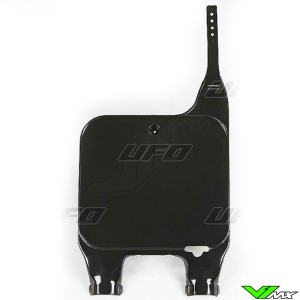 UFO Front Number Plate Black - Honda CR125 CR250 CR500