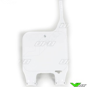 UFO Front Number Plate White - Honda CR125 CR250 CR500