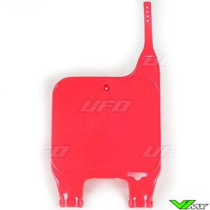 UFO Front Number Plate Red CR 92-97 - Honda CR125 CR250 CR500