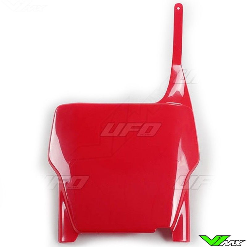 UFO Front Number Plate Red - Honda CR125 CR250 CRF250R CRF450R