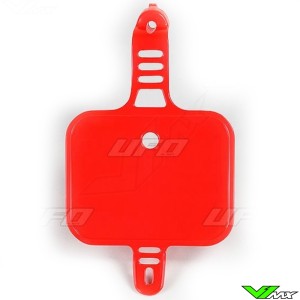 UFO Front Number Plate Red - Honda CRF50F