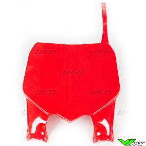 UFO Voornummerplaat Rood - Honda CRF250R CRF450R