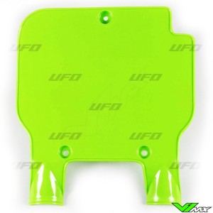 UFO Front Number Plate Green - Kawasaki KX125 KX250 KX500