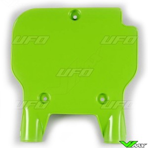 UFO Front Number Plate Green - Kawasaki KX80