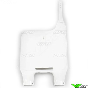 UFO Front Number Plate White - KTM 125SX 125EXC