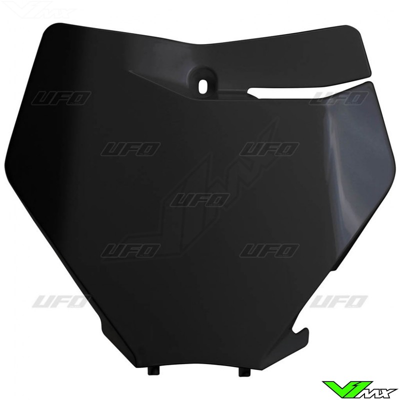 UFO Voornummerplaat Zwart - KTM 125SX 150SX 250SX 250SX-F 350SX-F 450SX-F