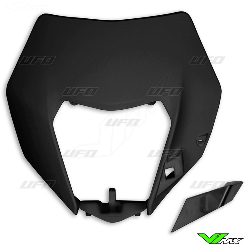 UFO Koplamp Plastic Zwart - KTM 125EXC 200EXC 250EXC 250EXC-F 300EXC 350EXC-F 450EXC 500EXC