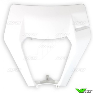 UFO Headlight Plastic White - KTM 250EXC 250EXC-F 300EXC 350EXC-F 450EXC 500EXC