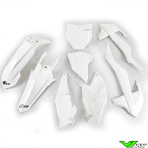 UFO Plastic Kit White - KTM 85SX
