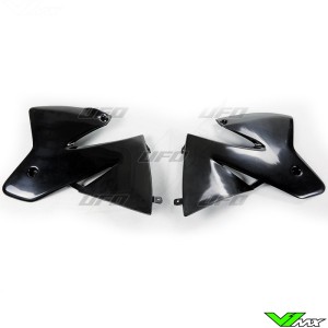 UFO Radiateurkappen Zwart - KTM 125SX 200SX 250SX 380SX 400SX 520SX 125EXC 300EXC 380EXC