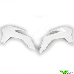 UFO Radiator Shrouds White - KTM 85SX