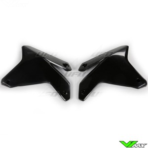 UFO Radiator Shrouds Black - Suzuki RMZ450