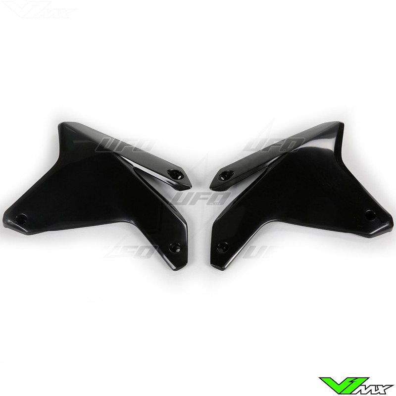 UFO Radiator Shrouds Black - Suzuki RMZ450