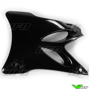 UFO Radiator Shrouds Black - Yamaha YZ85